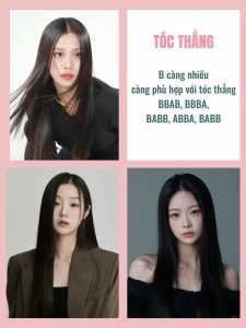 Tóc Uốn Sóng Lơi (Wave Perm) – Mái Thưa Tầng Layer• Những lọn tóc sóng nhẹ từ ngang má sẽ giúp giấu khuyết điểm mặt tròn, đồng thời tạo độ mềm mại cho đôi mắt to. • Mái thưa tỉa tầng layer giúp che phần trán cao một cách tự nhiên, mà không bị “bí” như mái cắt thẳng. • Kiểu này cực kỳ phù hợp cho nàng thích sự nhẹ nhàng, nữ tính.