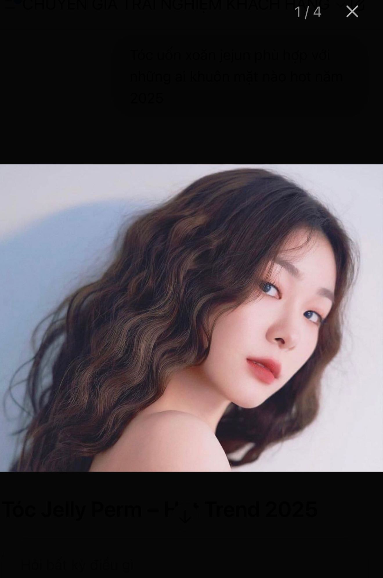 Tóc Jelly Perm – Hot Trend 2025