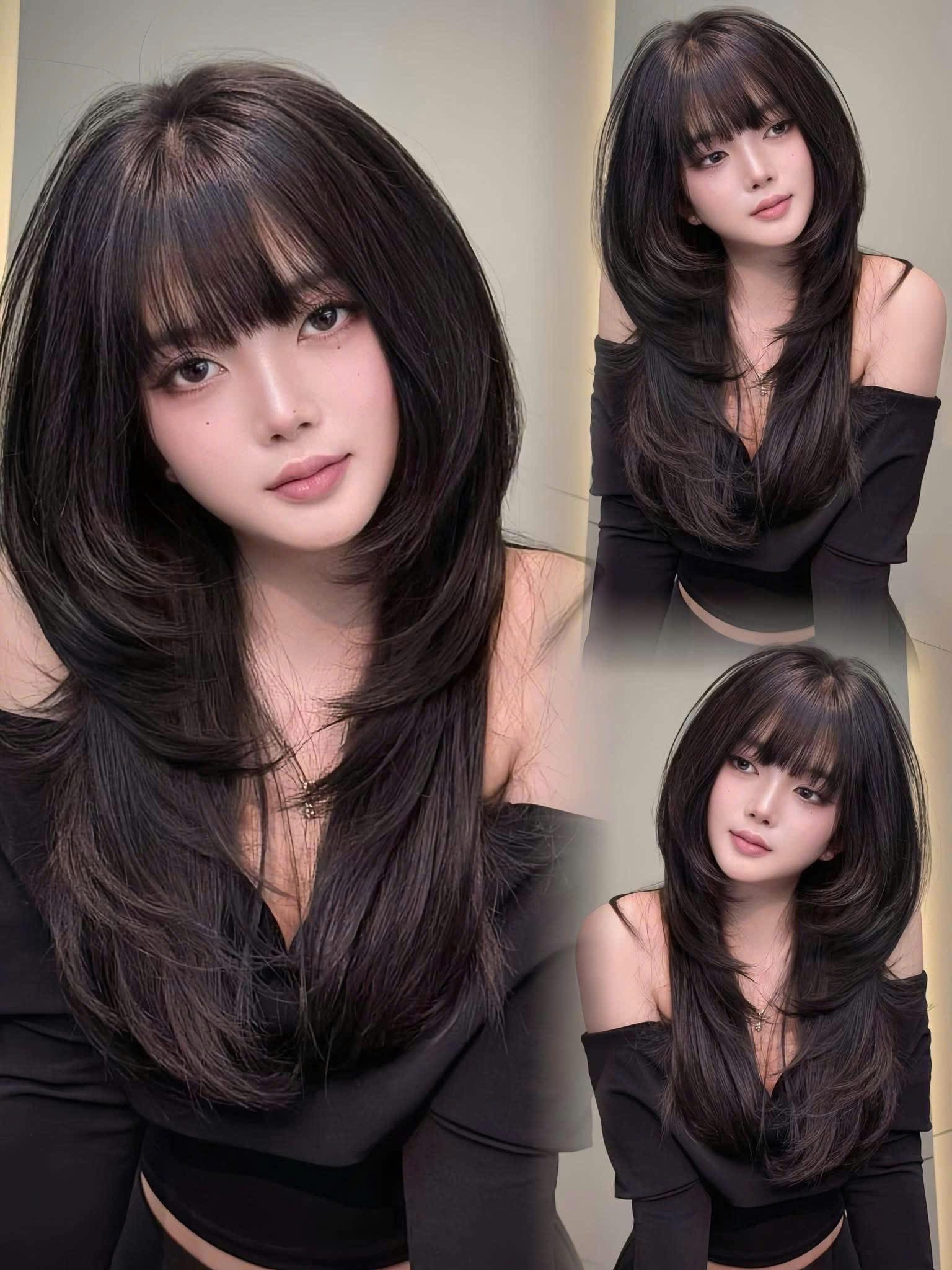 Ép thẳng (Straightening / Rebonding)Mục đích: Làm tóc thẳng tuyệt đối, mượt từ gốc đến ngọn.
Kỹ thuật:
Dùng thuốc làm giãn liên kết tóc (thường là liên kết disulfide trong keratin).
Sau đó dùng máy kẹp nhiệt để định hình thẳng.
Cuối cùng dùng thuốc trung hòa để cố định cấu trúc mới